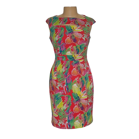 Tahari Multicolor A-Line Dress - Picture 1 of 3